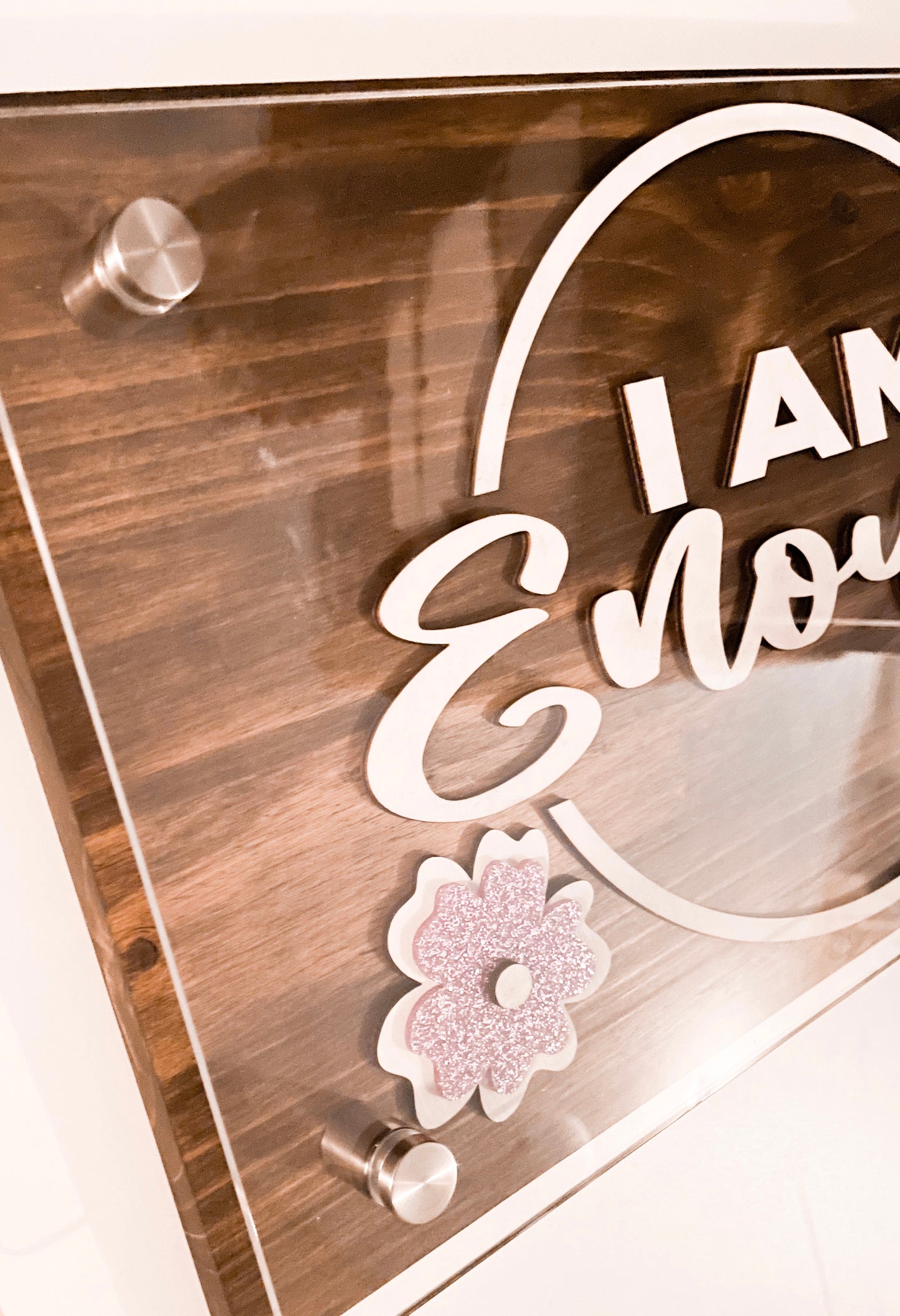 I AM Enough Inspiration Sign | Perfect for a teen | Perfect for Mother’s Day