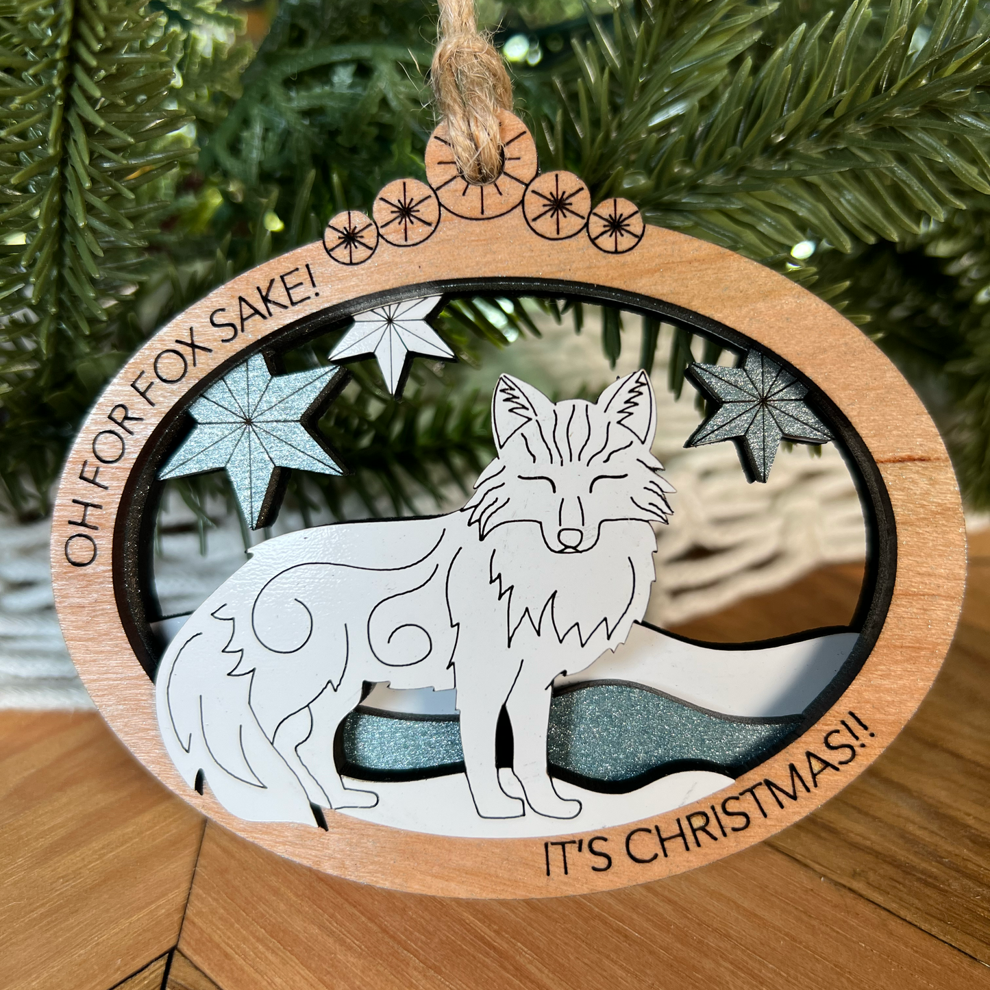 Arctic Animals Christmas Ornament collection