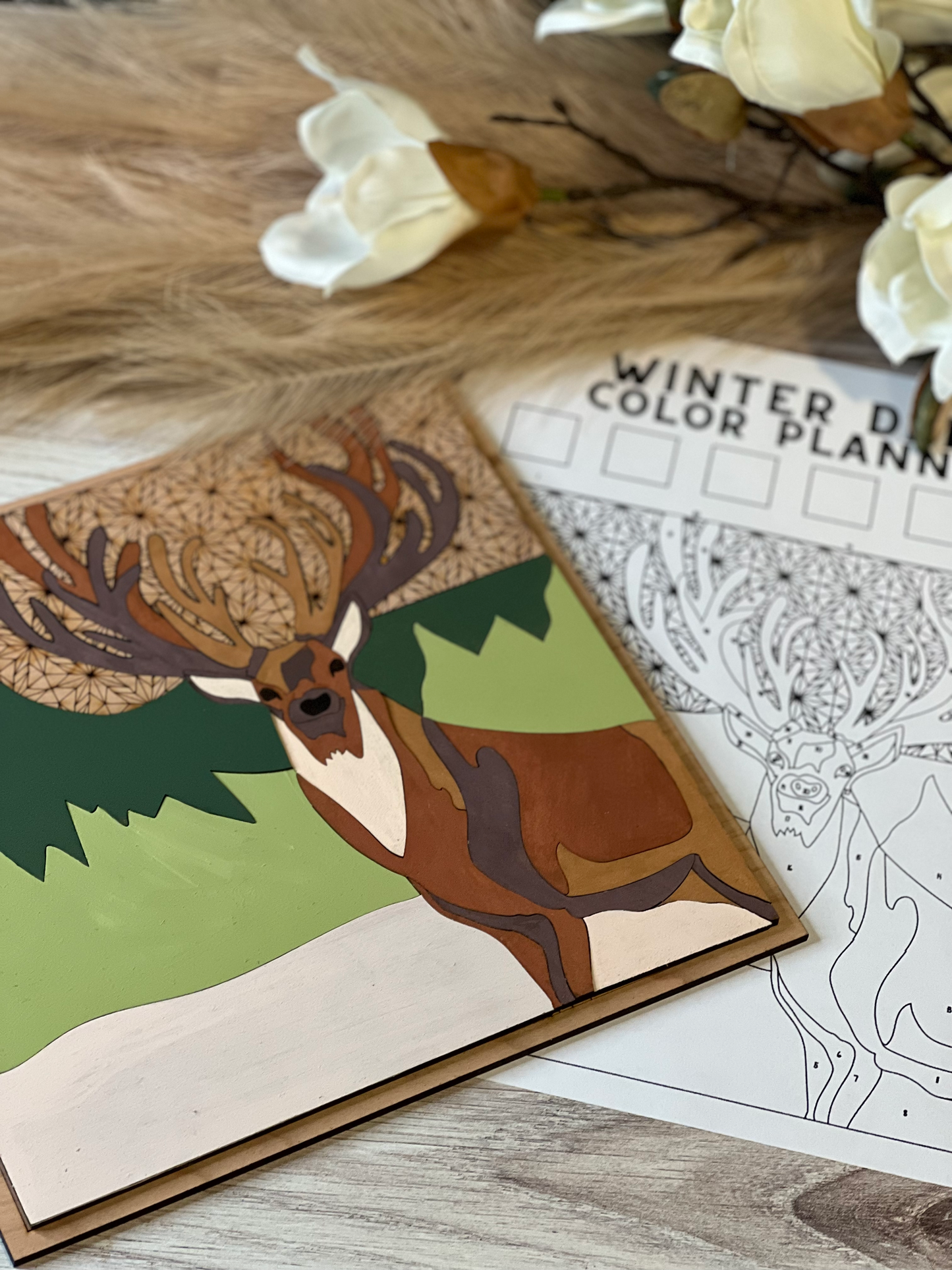 Deer Craft Kit to Engage your creativity! Kits for you, your sister, a special friend or loved one.