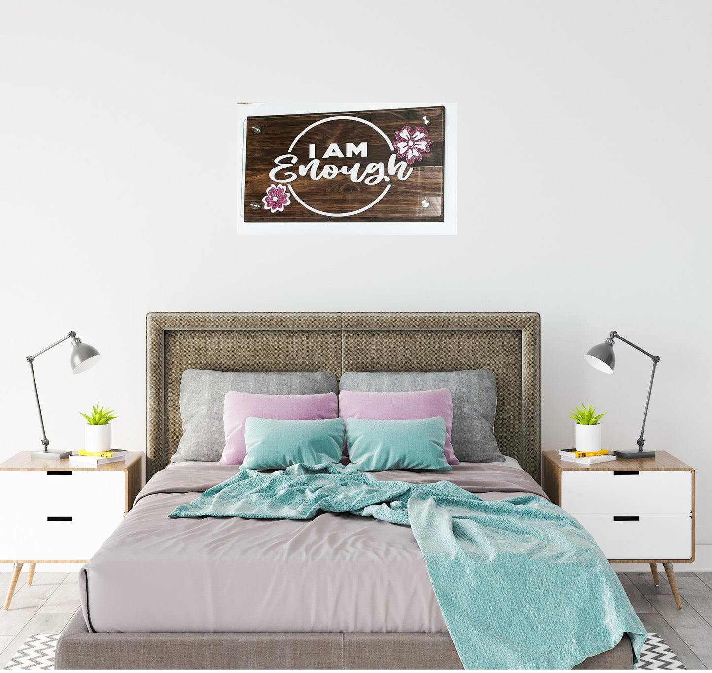 I AM Enough Inspiration Sign | Perfect for a teen | Perfect for Mother’s Day