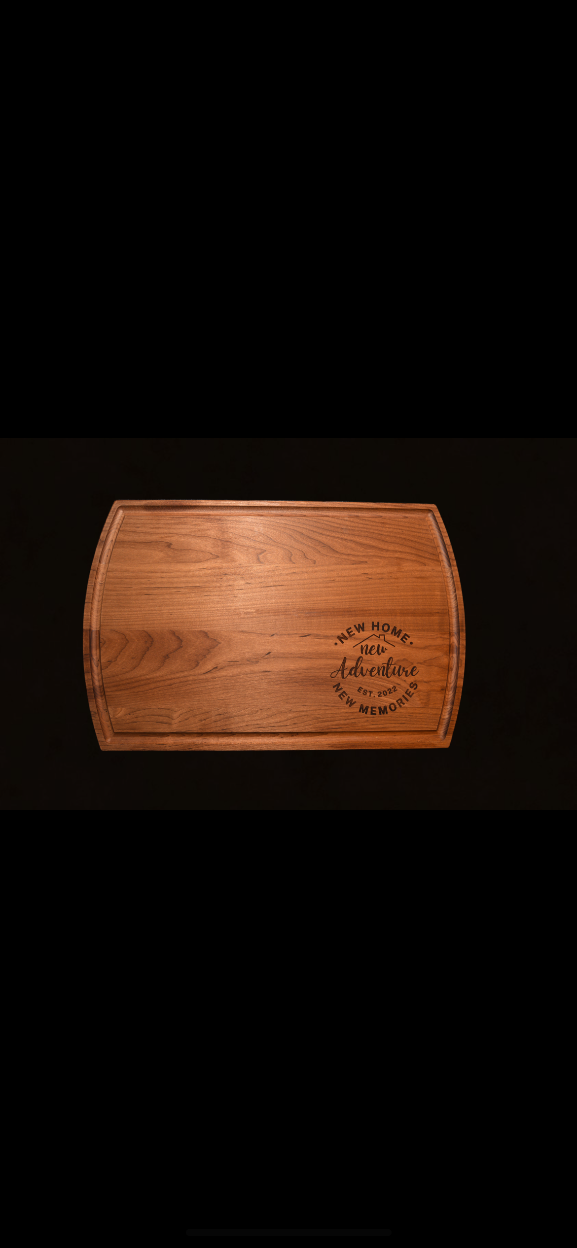 Solid Wood Engraved Cutting Board | Thermal Maple