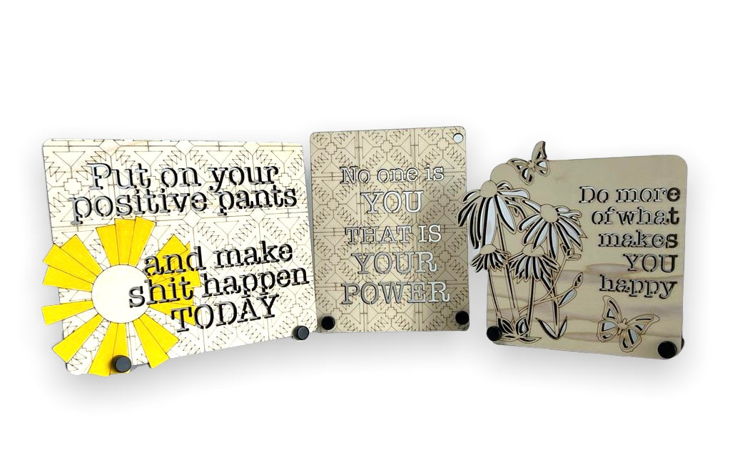 Inspirational stand offs | perfect gift for a teen, a tween or to spread positivity to a co-worker