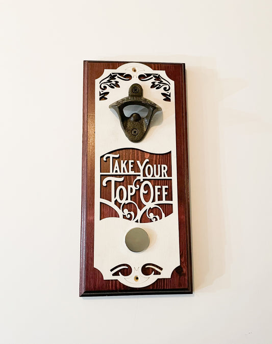 Personalized Magnetic Bottle | Opener | Perfect Gift for Him | Perfect for Father’s Day