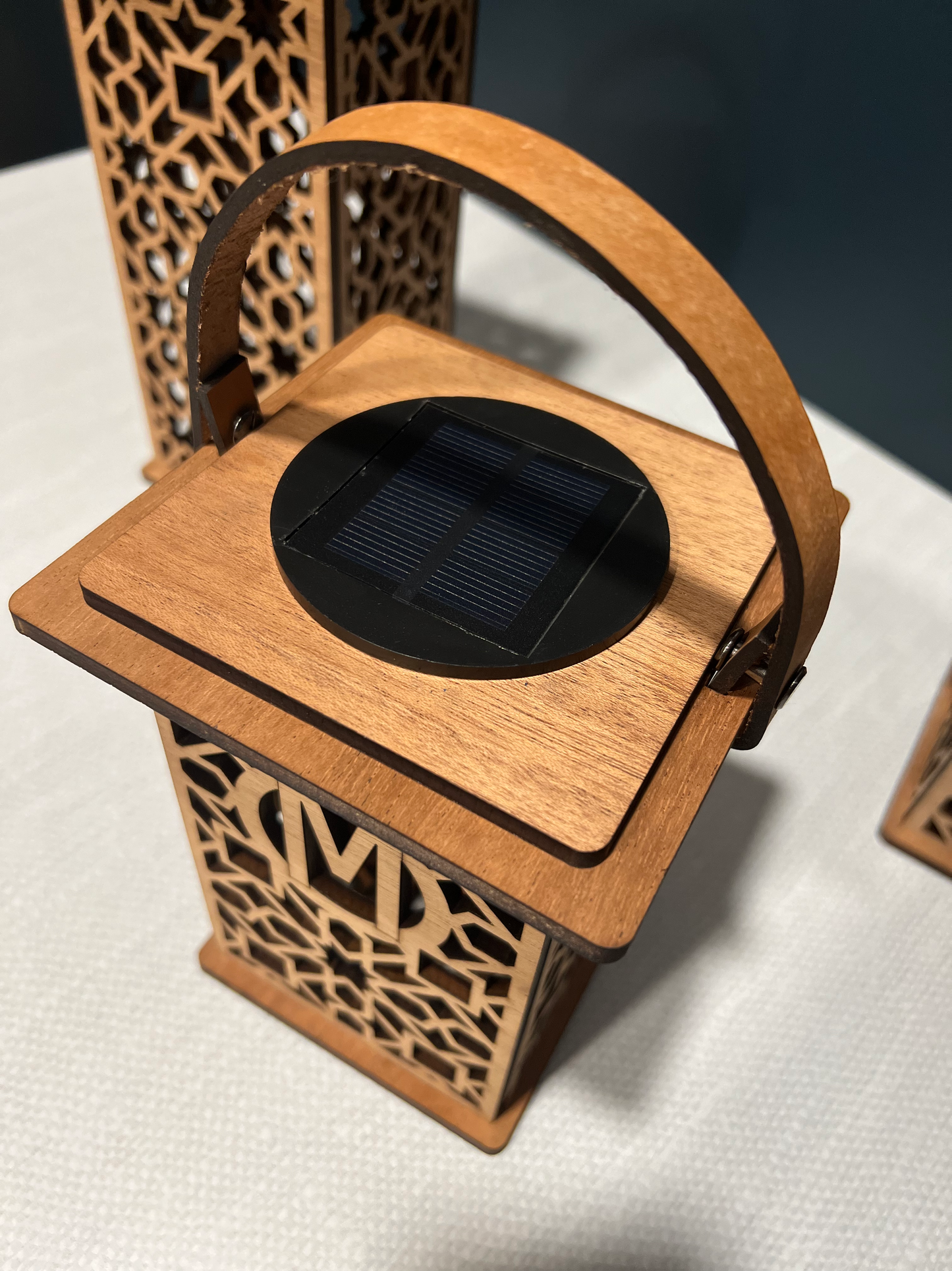 Morroccon inspired solar lanterns