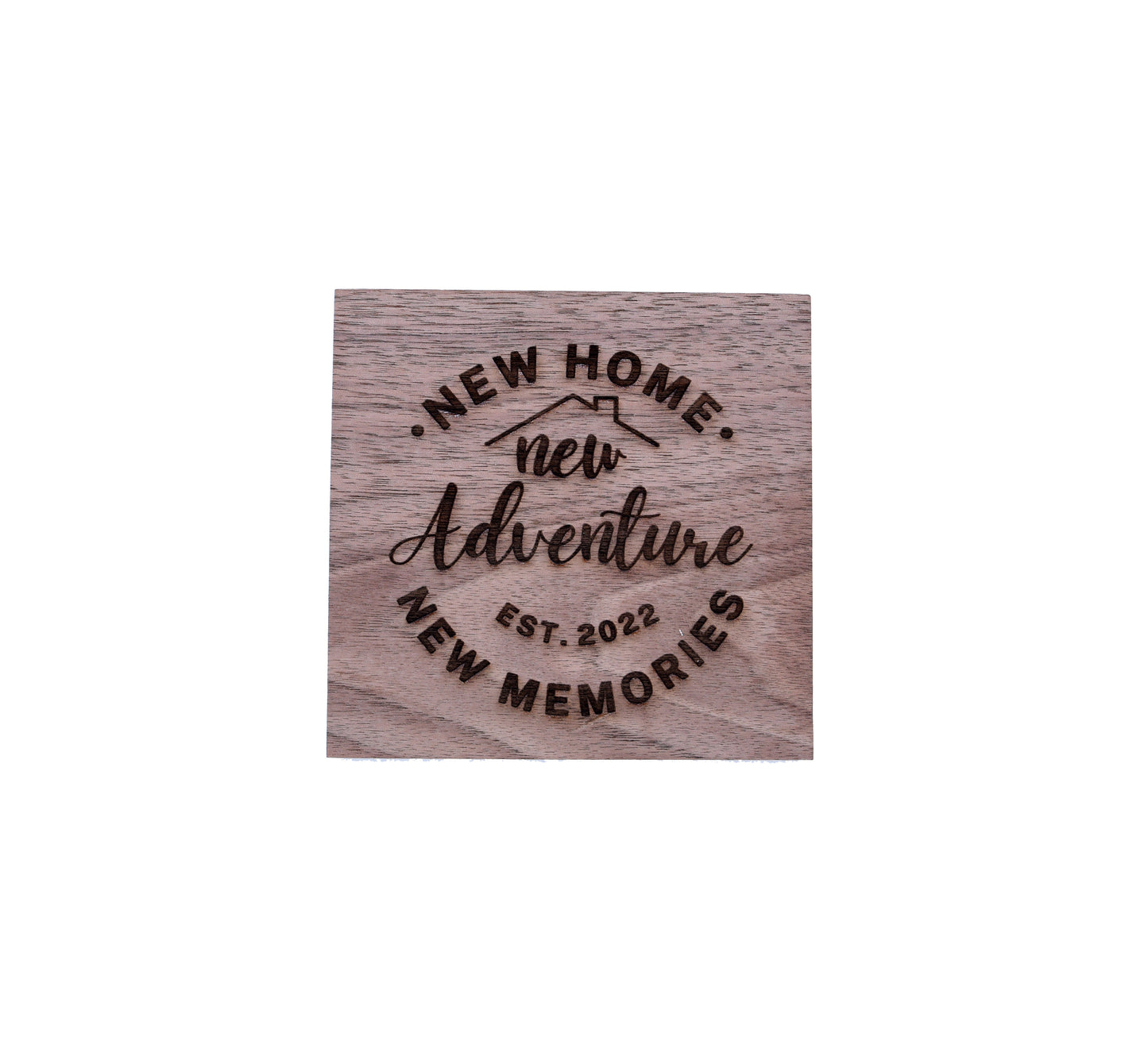 Personalized/customized solid wood coaster (set of four)