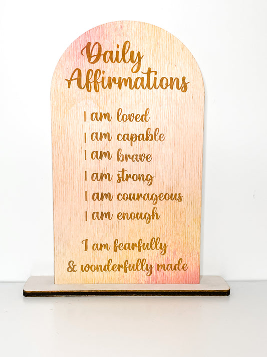 Inspire someone - Daily Affirmation - for him - for her | Perfect for a teen or tween.