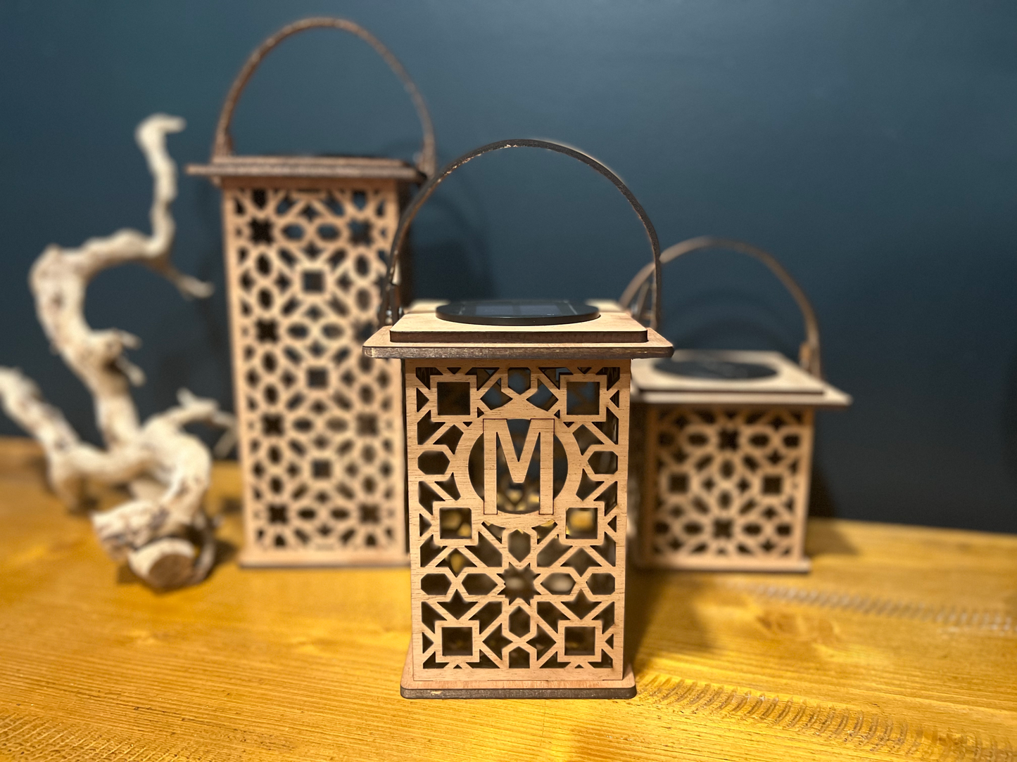 Morroccon inspired solar lanterns