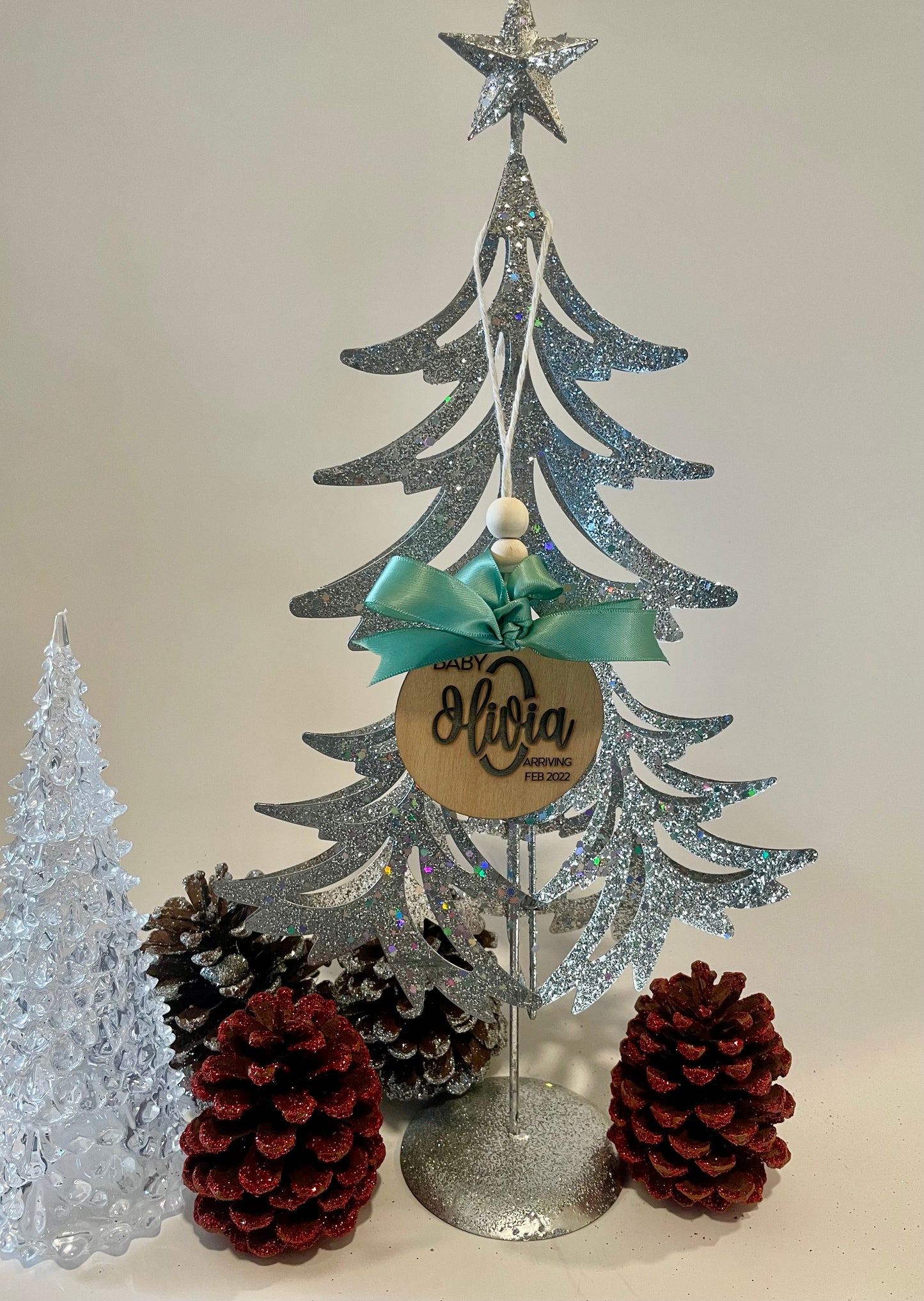 ‘Baby on the Way’ Christmas Ornament | Customize it! Just the way you like it.