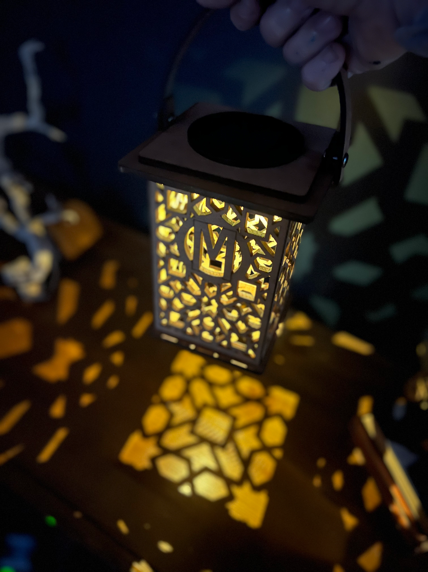 Morroccon inspired solar lanterns