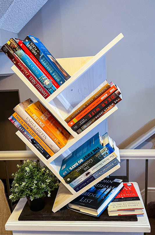 Solid Wood Tree book stand | perfect addition for any reading nook