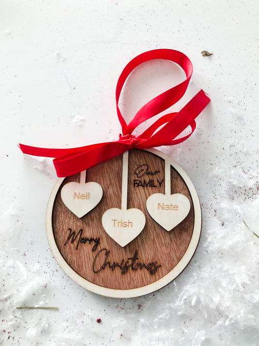HEART Christmas Ornament